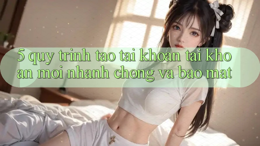 5. Quy Trình Tạo tài khoản Tài Khoản Mới Nhanh chóng và Bảo Mật 5. Quy Trình Tạo tài khoản Tài Khoản Mới Nhanh chóng và Bảo Mật
