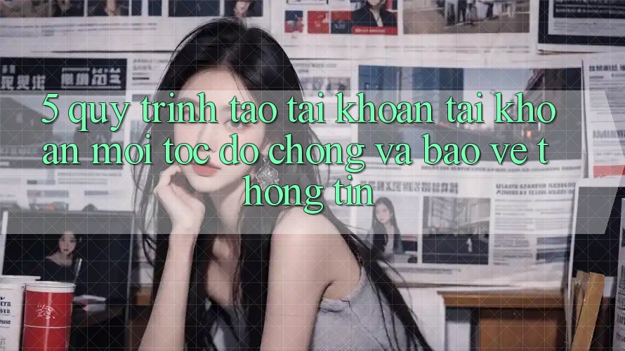 5. Quy Trình Tạo tài khoản Tài Khoản Mới Tốc độ Chóng và Bảo vệ thông tin