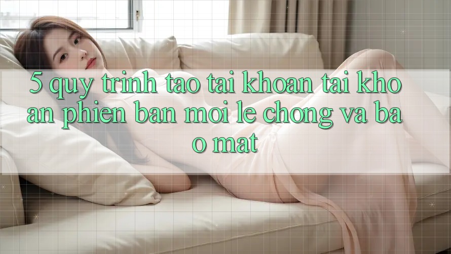 5. Quy Trình Tạo tài khoản Tài Khoản Phiên bản mới Lẹ Chóng và Bảo Mật