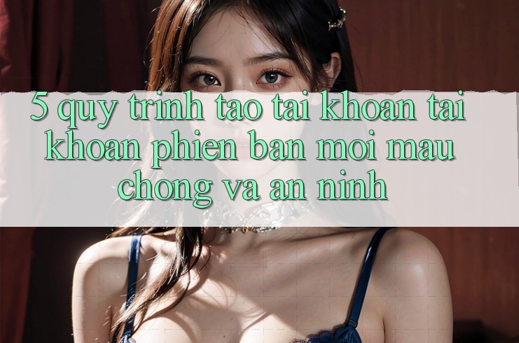 5. Quy Trình Tạo tài khoản Tài Khoản Phiên bản mới Mau Chóng và An ninh
