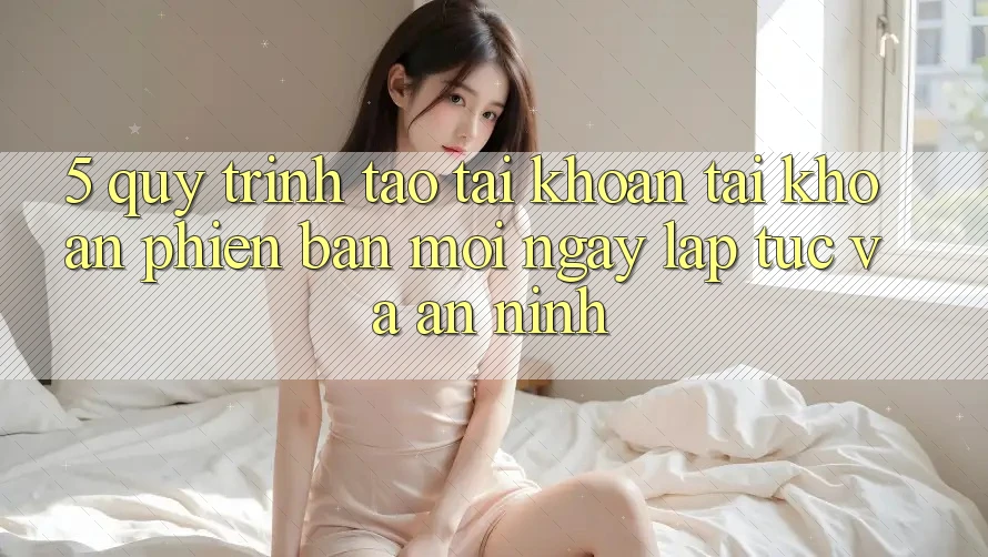 5. Quy Trình Tạo tài khoản Tài Khoản Phiên bản mới Ngay lập tức và An ninh