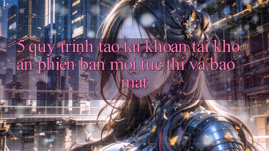 5. Quy Trình Tạo tài khoản Tài Khoản Phiên bản mới Tức thì và Bảo Mật