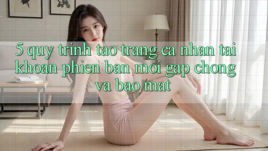 5. Quy Trình Tạo trang cá nhân Tài Khoản Phiên bản mới Gấp Chóng và Bảo Mật