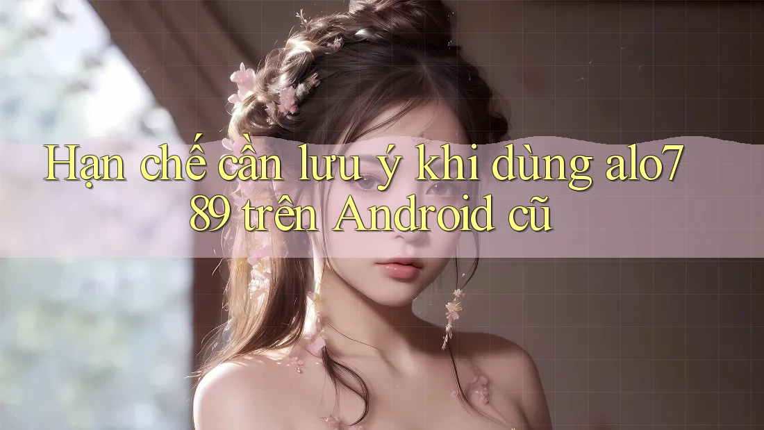 Hạn chế cần lưu ý khi dùng alo789 trên Android cũ