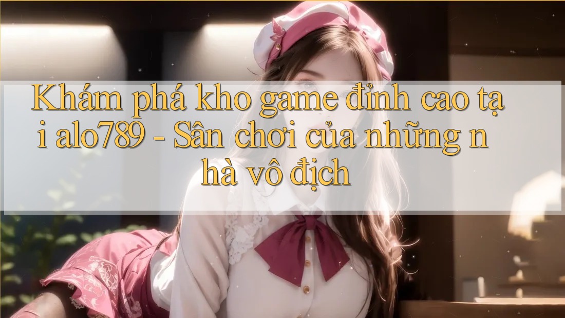 Khám phá kho game đỉnh cao tại alo789 - Sân chơi của những nhà vô địch