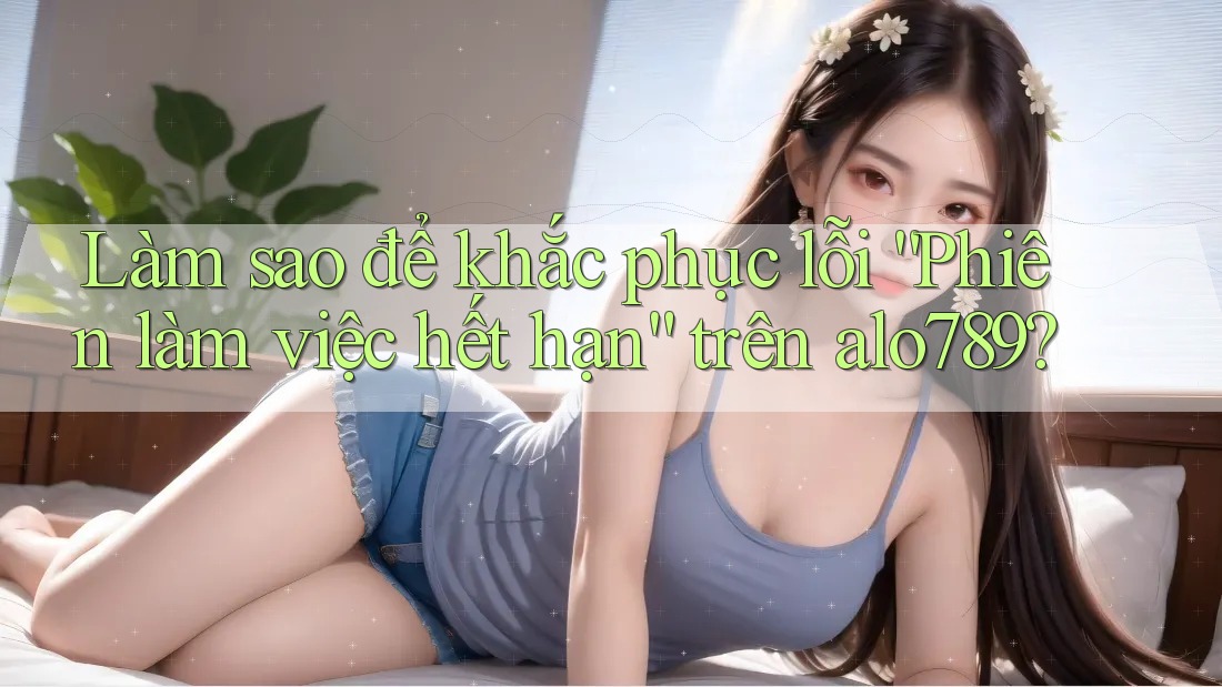 Làm sao để khắc phục lỗi “Phiên làm việc hết hạn” trên alo789?