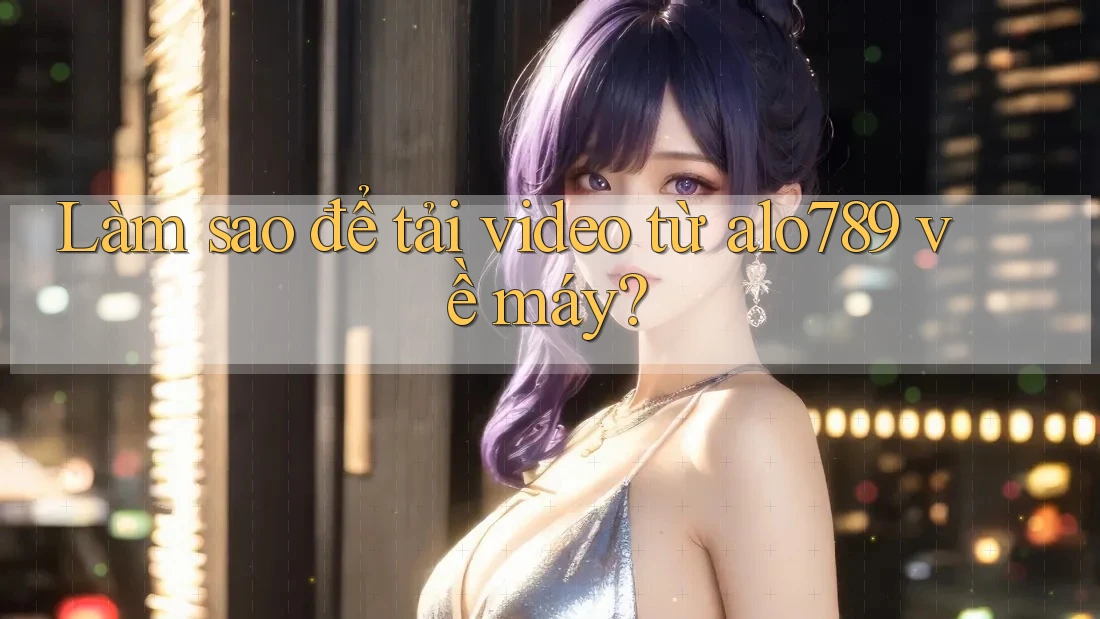 Làm sao để tải video từ alo789 về máy? Làm sao để tải video từ alo789 về máy?