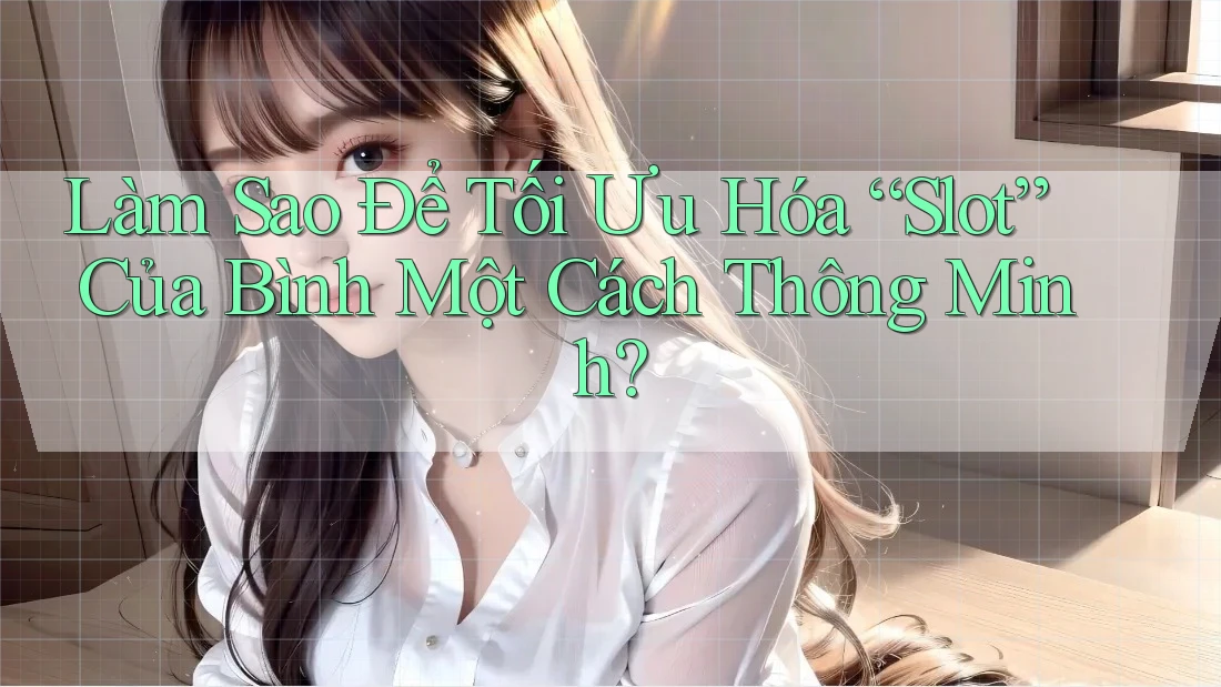 Làm Sao Để Tối Ưu Hóa “Slot” Của Bình Một Cách Thông Minh?