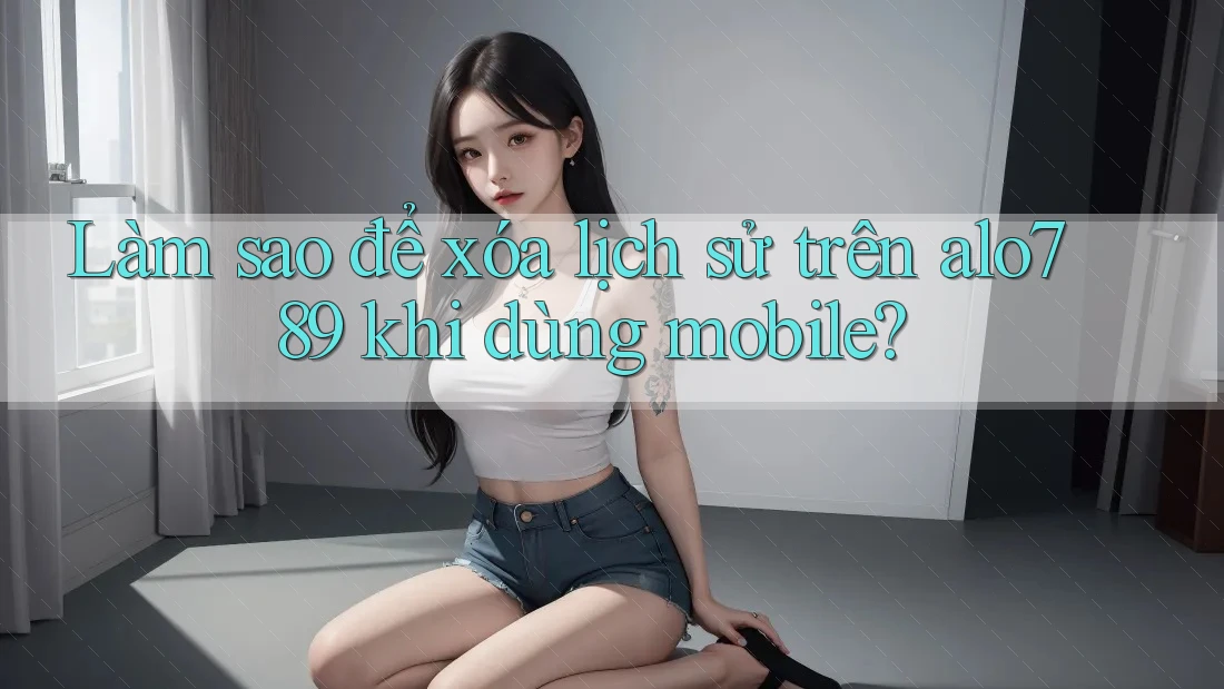 Làm sao để xóa lịch sử trên alo789 khi dùng mobile? Làm sao để xóa lịch sử trên alo789 khi dùng mobile?