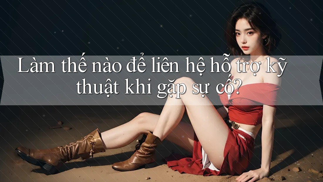 Làm thế nào để liên hệ hỗ trợ kỹ thuật khi gặp sự cố?