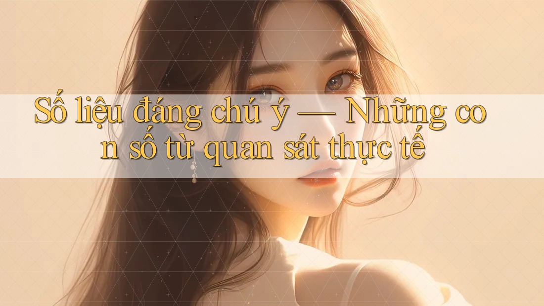 Số liệu đáng chú ý — Những con số từ quan sát thực tế
