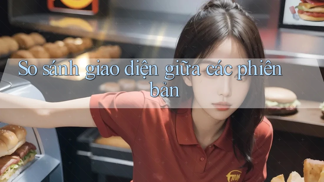 So sánh giao diện giữa các phiên bản