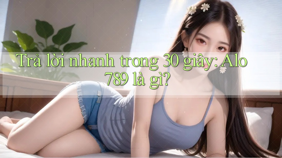 Trả lời nhanh trong 30 giây: Alo789 là gì?